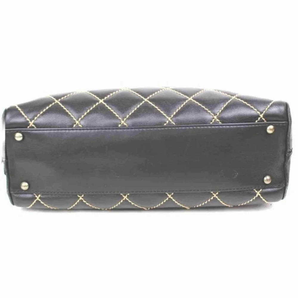 Chanel Wild Stich Black Leather bag